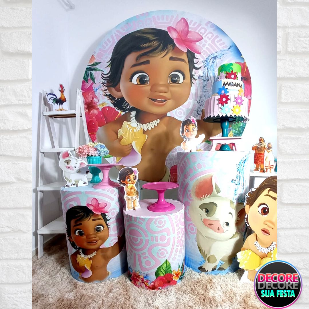Decoração  Moana Baby
