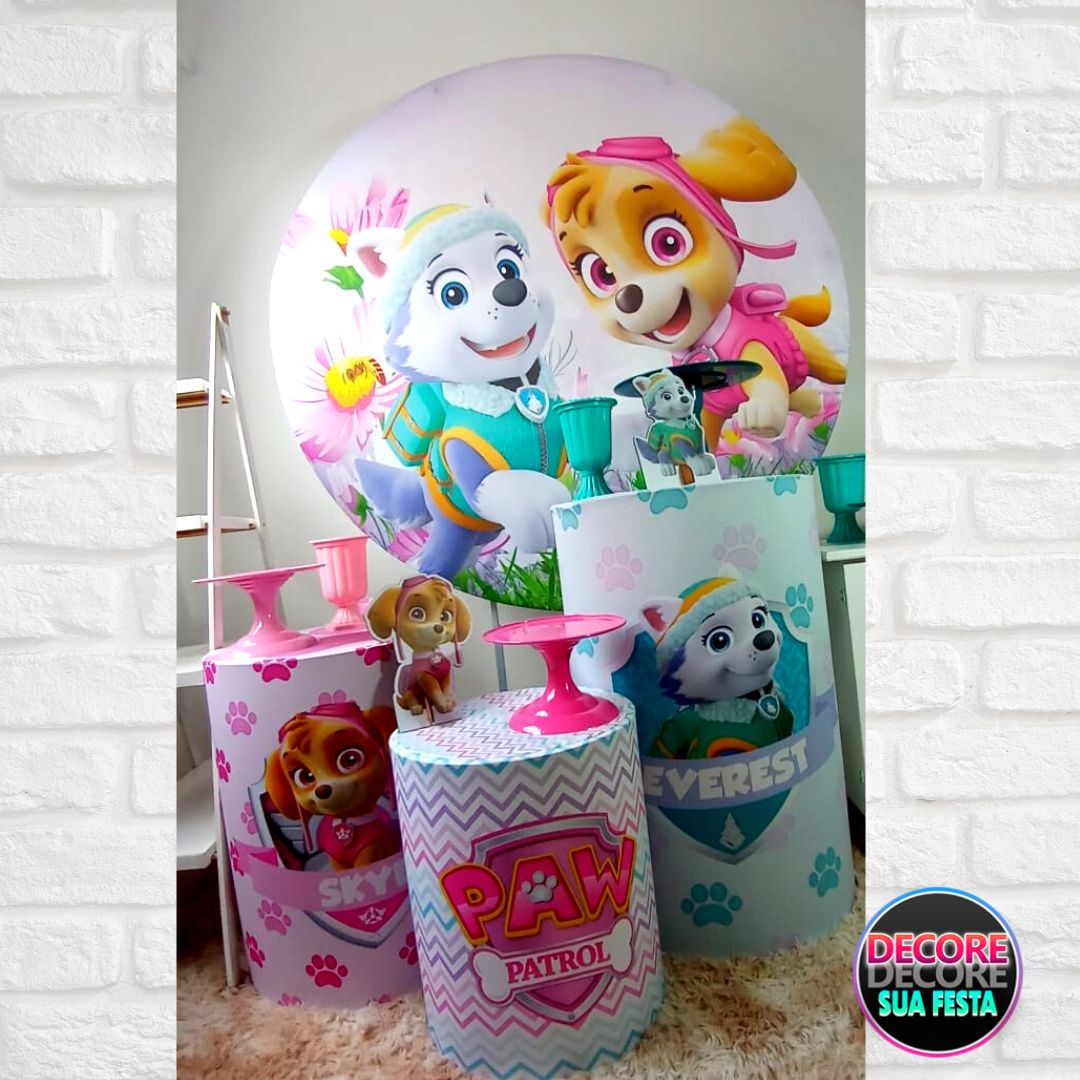 Decoração  Skye e Everest